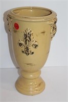 Vase with Fleur Di Lis Design
