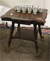 Antique Ball & Claw Parlor Table