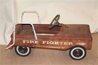 Vintage Fire Fighter Pedal Car