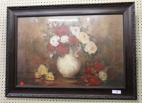 Still Life Roses Print in Nice Frame