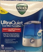 Vicks UltraQuiet Cool Mist Humidifier $50 Retail