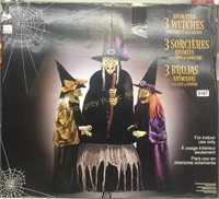 3 Animated Witches $140 retail