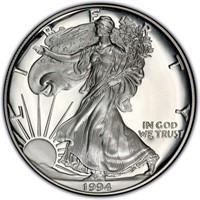 1994 1oz Fine Silver American Eagle Dollar
