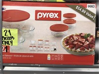 Pyrex 21pc Glass Bakeware Set