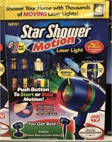 Star Shower Motion Laser Light $50 Retail