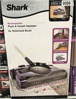 Shark Rechargeable Floor and Carpet Sweeper $70 Re