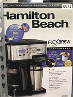 Hamilton Beach Flexbrew Coffeemaker $90 Retail
