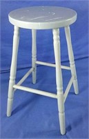Hardwood stool 24"H