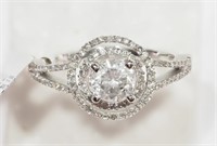 49R- 14k diamond ring w/ music box -$8.100