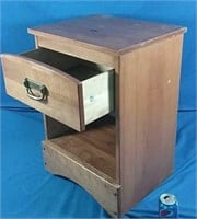 Wooden night stand  18" x 15" x 26"