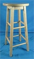Single hardwood stool - 29" h