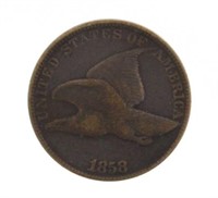 1858 LL Flying Eagle Copper Cent *Better