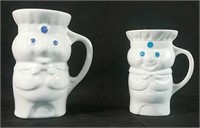 Pillsbury Doughboy mugs - glass mug 5"H