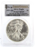 2010-S MS69 American Silver Eagle FIRST STRIKE
