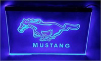 LED Mustang light-up sign - 12x7H