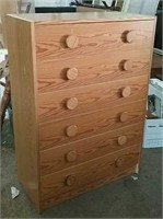 Fogged Oak chest of drawers 29x15x41H