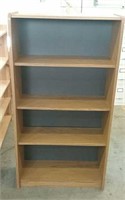 Wooden book shelf 29" x 12" x 55"