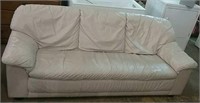 Vinyl material sofa,  good condition