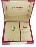 Sterling Silver "Footnotes" Love Pendant