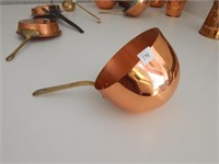 Copper Sauce Pan with Brass Handle