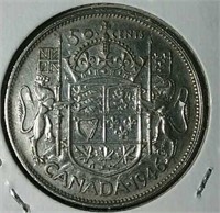 1946 Canada silver half dollar