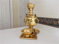 Unique Antique Copper Coffee Urn with Tea Pot