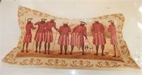 Throw Pillow "Red Coats" 16" W