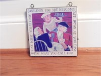 Nancy Thomas Colonial Pub Theme Wall Decor