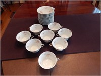 Haviland Limoges Tea Cups and Underplates