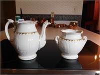 Ceramic Creamer and Sugar Bowls (No Lids)