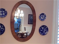 Antique Mirror - 35 inches Tall