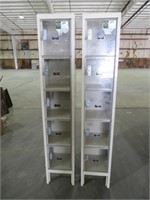(qty - 2) 5 Section Lockers-