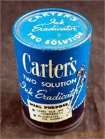 Vintage Carter's Ink Eradicator Advertising Tin