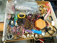 Lot of Costume Jewelry, Scrap Sterling?? Coins