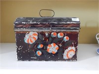 Old Painted Tin Box 9.5" wide