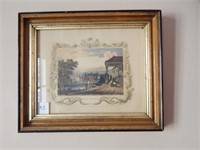 "Hampton Court Bridge" Framed Print