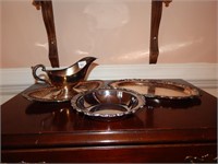 Lot of Silver-Plate Serving Pieces