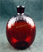 Metropolitan Museum Of Art Ruby Red Glass Bottle