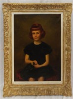 Martha E. Moore  Portrait In Newcomb Macklin Fame