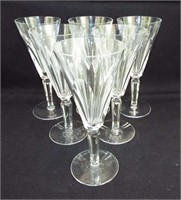 Set Of 6 Waterford Crystal Wine Glasses