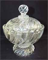 Baccarat France Candy Dish With Lid