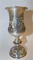 Hallmarked Sterling Silver Footed Cup
