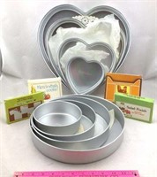 Aluminum Cake Molds and Recipe Cards