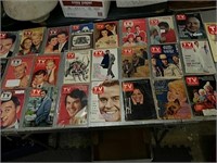 Collection of 29 TV Guide magazines including