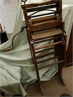 Antique Anchor Brand Folding Bench Clothes