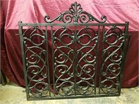 Intricate antique cast iron gate