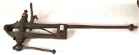 Antique Pole Vise Made by a Blacksmith