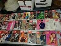 Collection of TV Guide magazines 33 issues d