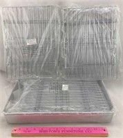 Metal Cooling Racks with Aluminum Tray