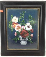Framed Original Flower Painting